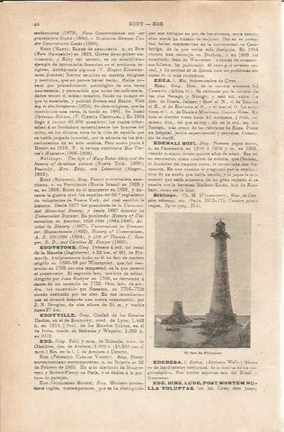 LAMINA ESPASA 35452: El faro de Eddystone, Inglaterra