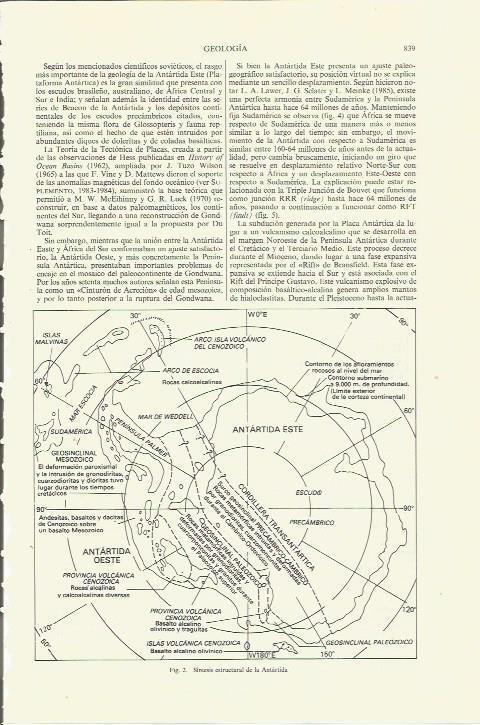 LAMINA ESPASA 35415: Sintesis estructural de la Antartida