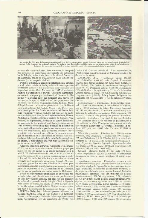 LAMINA ESPASA 35413: Inudacion de Jartum, Sudan