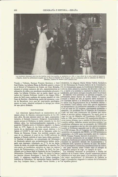 LAMINA ESPASA 35402: Isabel de Inglaterra y la familia real española