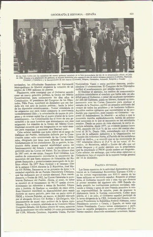 LAMINA ESPASA 35401: El rey Juan Carlos con el gobierno de Felipe Gonzalez