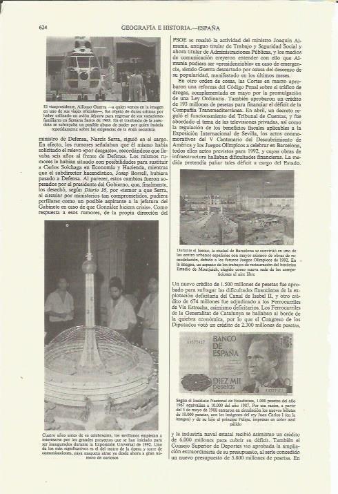 LAMINA ESPASA 35400: Preparacion de actos para 1992