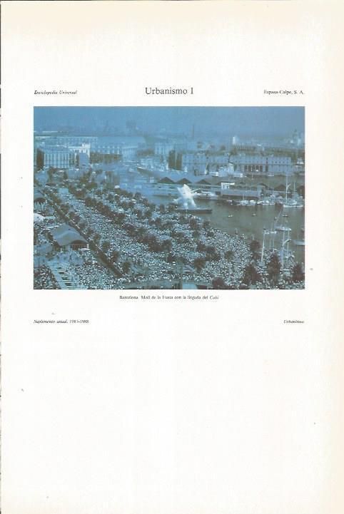 LAMINA ESPASA 35444: Moll de la Fusta de Barcelona