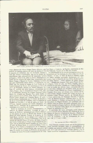 LAMINA ESPASA 35439: Actuacion en el Teatro Circular de Montevideo