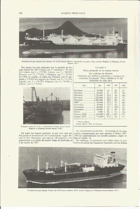 LAMINA ESPASA 35423: Buques de marina mercante