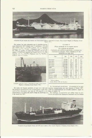 LAMINA ESPASA 35423: Buques de marina mercante