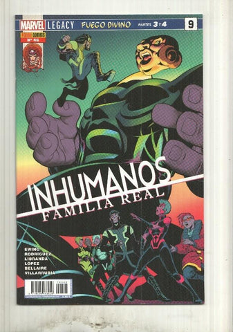 Inhumanos numero 046  Año 5  Fuego divino parte 3 y 4 