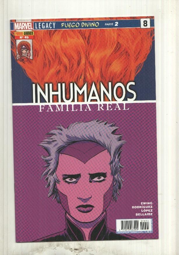 Inhumanos numero 045  Año 5  Fuego divino parte 2