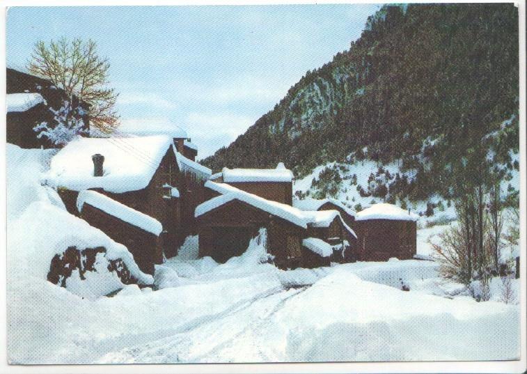 Postal JC0408: Valls d'Andorra, Arinsal a l'hivern