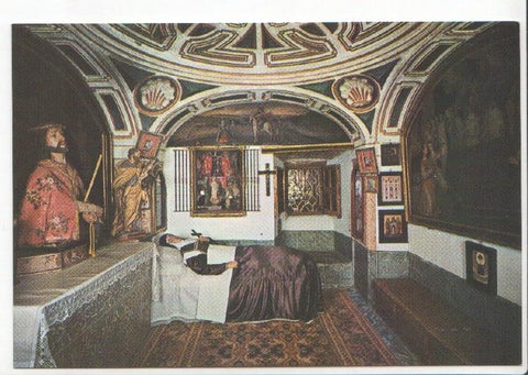 Postal JC0416: Alba de Tormes (Salamanca). La celda donde murio Santa Teresa