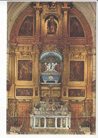 Postal JC0417: Alba de Tormes (Salamanca). Altar Mayor de las Madres Carmelitas