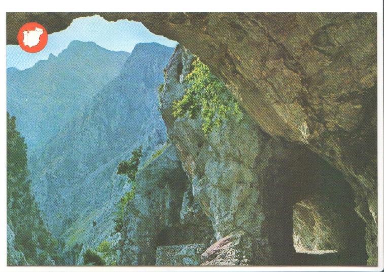 Postal JC0425: Rutas de los Picos de Europa. Garganta del Cares