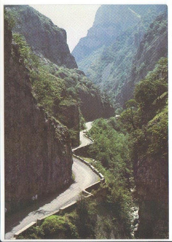 Postal JC0427: Picos de Europa. Desfiladero de los Beyos y rio Sella