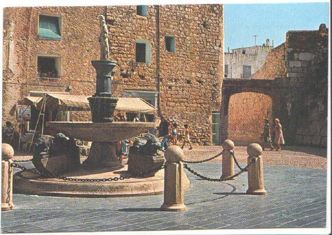 Postal JC0437: Costa del Azahar, Peñiscola (Castellon). Plaza de Santa Maria