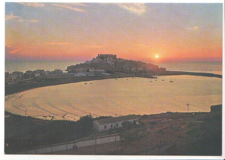 Postal JC0439: Costa del Azahar, Peñiscola (Castellon). Amanecer