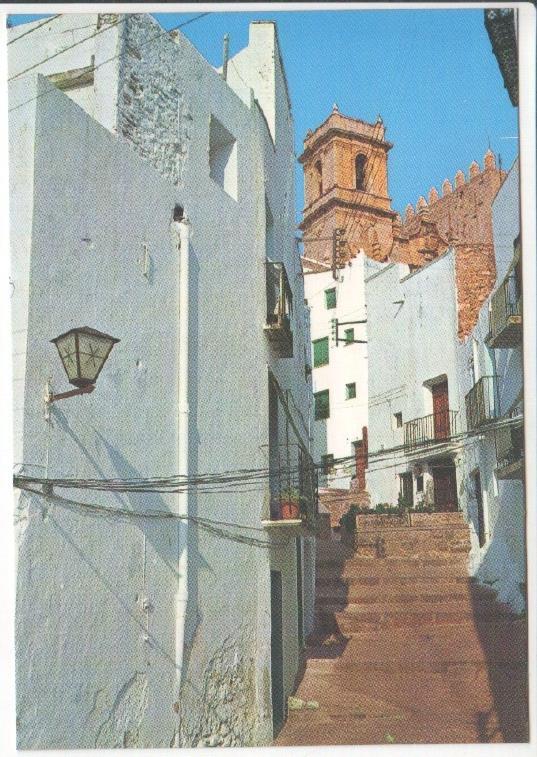 Postal JC0444: Costa del Azahar. Peñiscola. Calle tipica