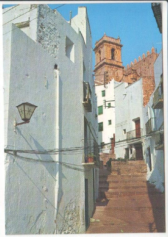 Postal JC0444: Costa del Azahar. Peñiscola. Calle tipica
