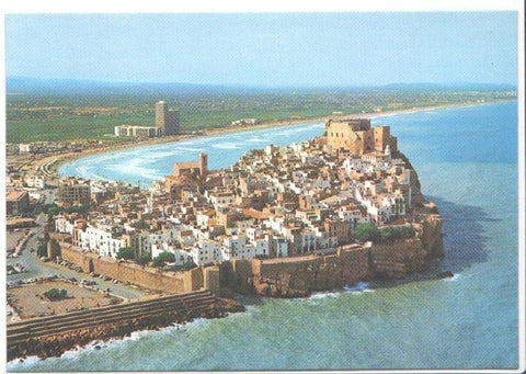 Postal JC0446: Costa de Azahar, Peñiscola. Vista general