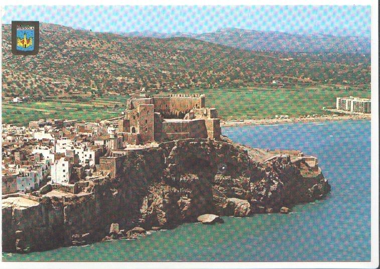 Postal JC0457: Peñiscola (castellon). Castillo y playa