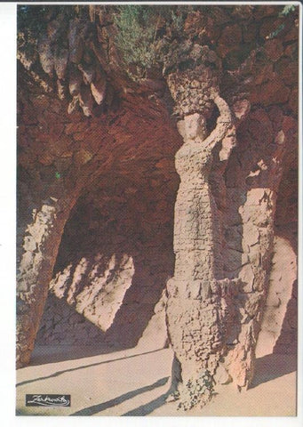 Postal JC0470: Barcelona - Parque Guell. La Lavandera