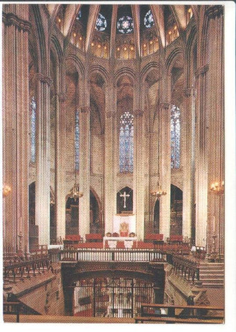 Postal JC0482: Barcelona. Catedral. Altar Mayor