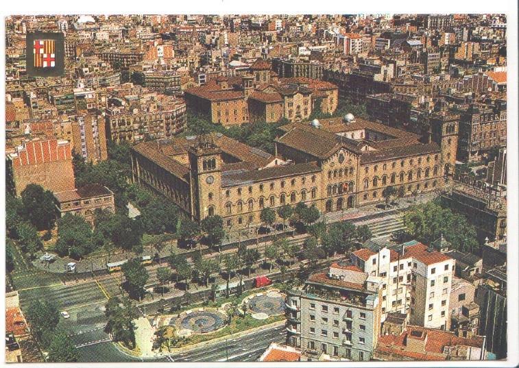 Postal JC0491: Barcelona. Plaza Universidad