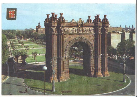 Postal JC0495: Barcelona. Arco de Triunfo