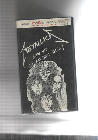 VIDEO VHS: Metallica Home Vi Cliff em all