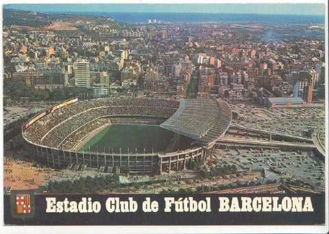 Postal JC0502: Barcelona. Estadi C.F. Barcelona, vista aerea