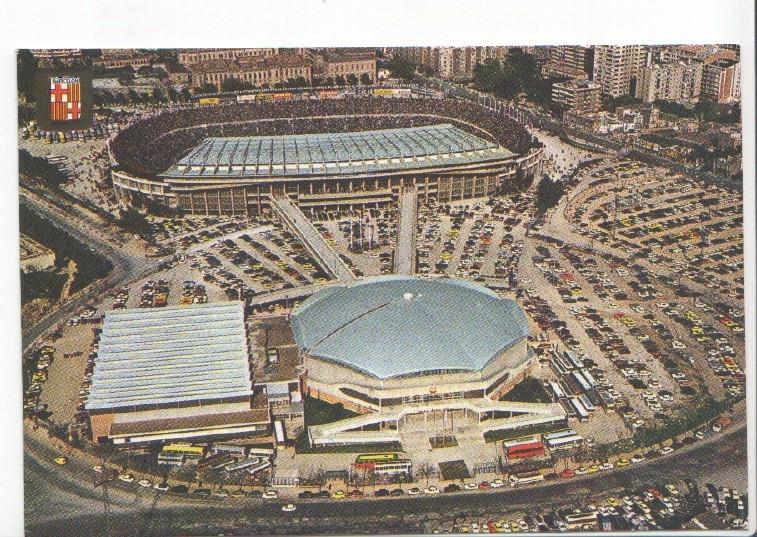 Postal JC0503: Barcelona. F.C. Barcelona, vista aerea del Camp Nou