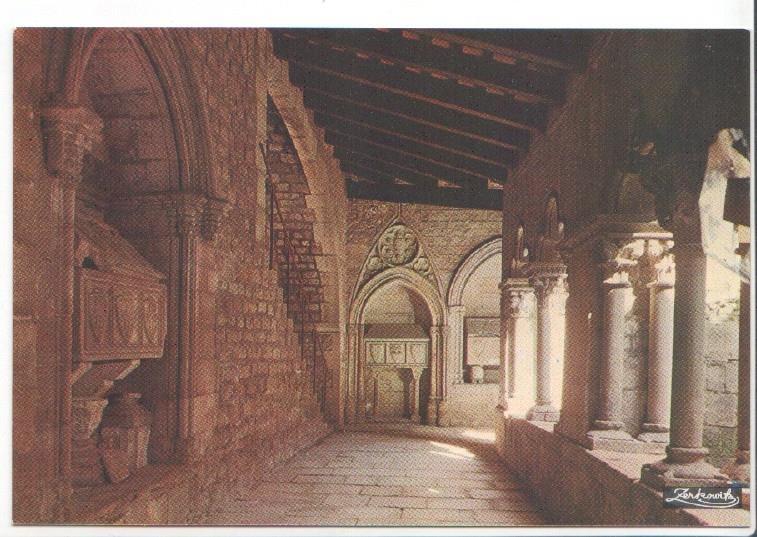 Postal JC0507: Barcelona. Iglesia de San Pablo del Campo. Claustro