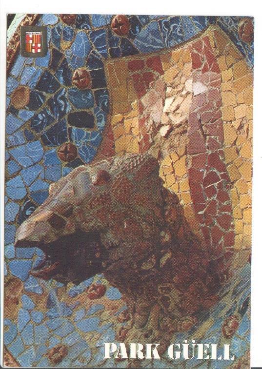Postal JC0510: Barcelona. Parque Guell. Obras de  Gaudi