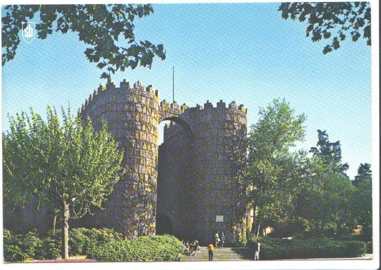 Postal JC0512: Barcelona. Entrada al Pueblo Español