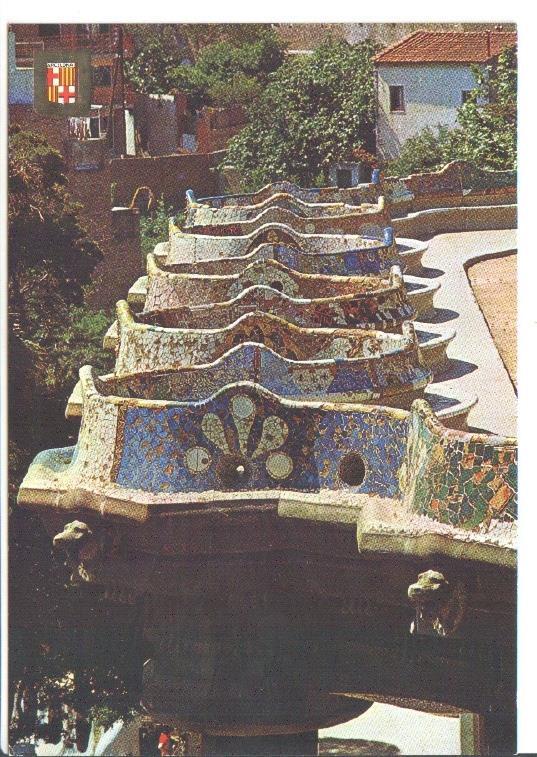 Postal JC0516: Barcelona. Parque Guell