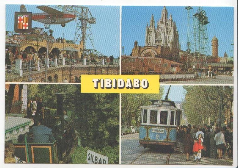 Postal JC0524: Barcelona. Tibidabo. Diversos aspectos