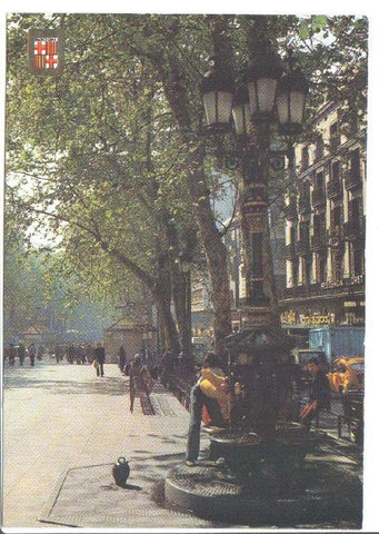Postal JC0525: Barcelona. Fuente de Canaletas