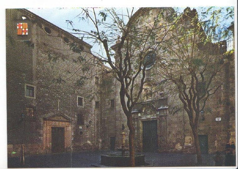 Postal JC0538: Barcelona. Plaça de San Felip Neri (Plaza de San Felipe Neri)