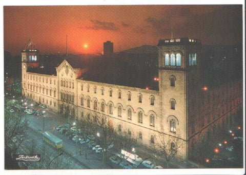 Postal JC0540: Barcelona. La Universidad de noche