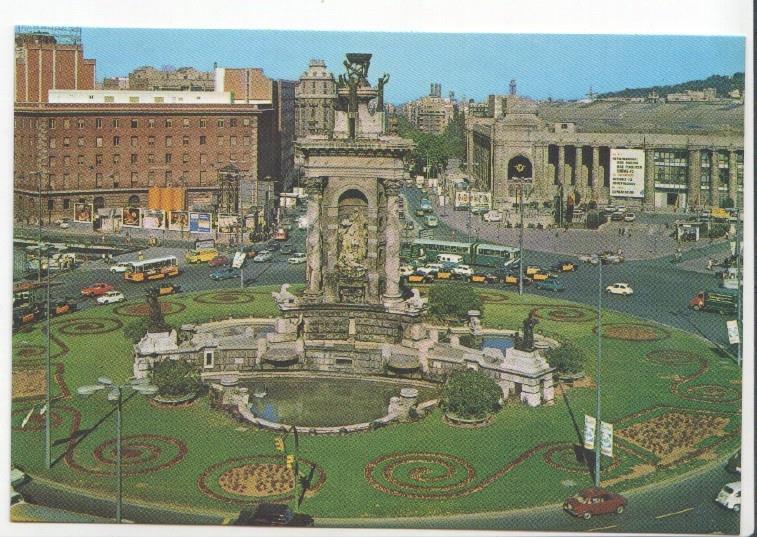 Postal JC0546: Barcelona. Plaza de España