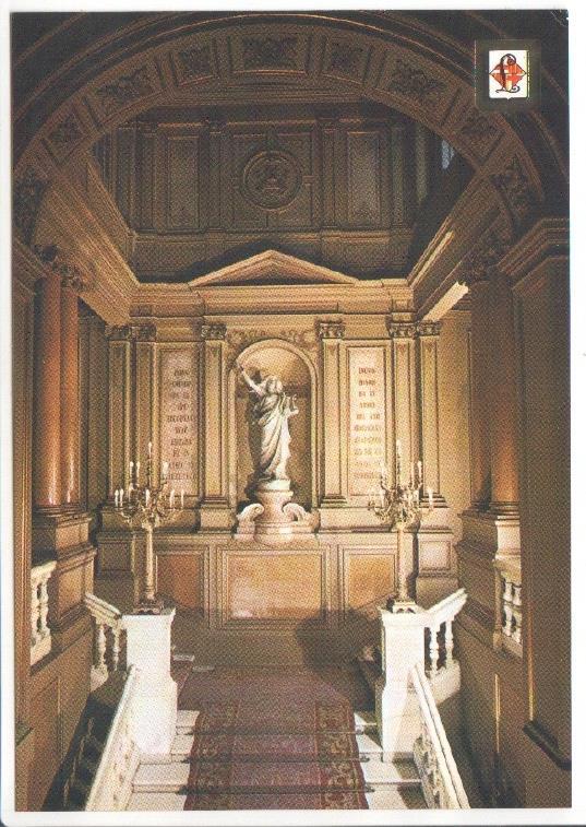 Postal JC0548: Gran Teatro del Liceo Barcelona. Escalinata, detalle. 