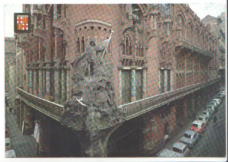 Postal JC0549: Barcelona. Palacio de la Musica Catalana
