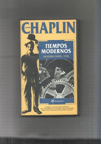 Video VHS: Tiempos modernos (Chaplin)