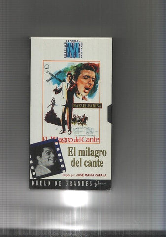 Video VHS: El milagro del Cante