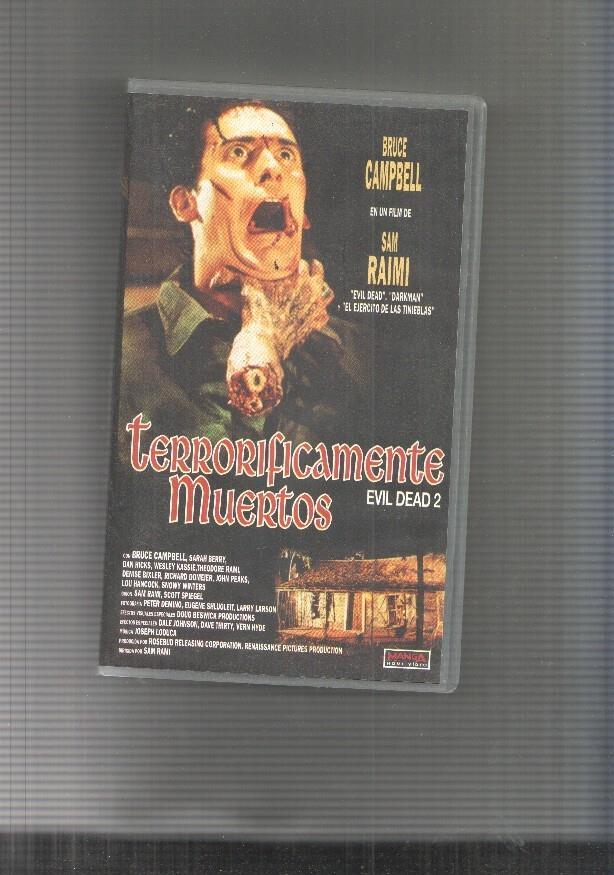 Video VHS: Evil dead 2: Terrorificamente Muertos