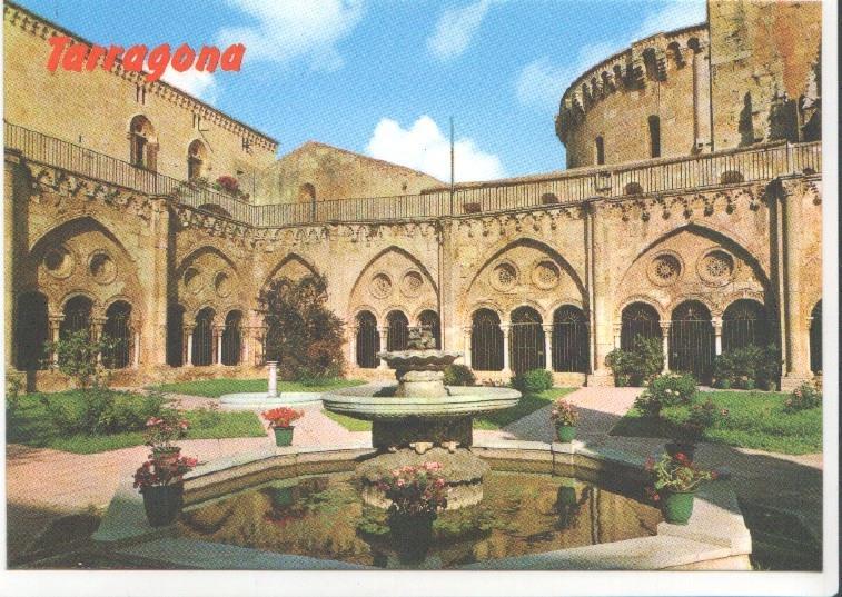 Postal JC0578: Costa Dorada - Tarragona. Catedral, Jardin del Claustro