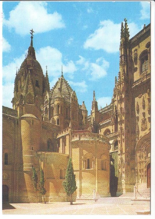 Postal JC0592: Salamanca. Catedral Vieja, Abside y Torre del Gallo