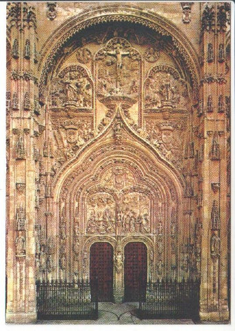 Postal JC0593: Salamanca. Puerta de la Catedral Nueva