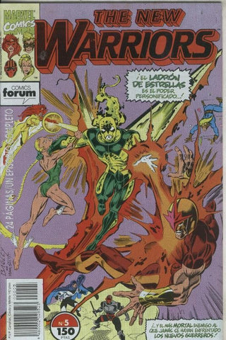 Planeta: The New Warriors volumen 1 numero 05: El hombre que robo el mañana