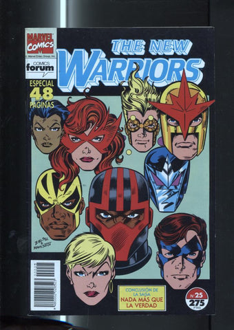 Planeta: The New Warriors volumen 1 numero 25: Nada mas que la verdad, final
