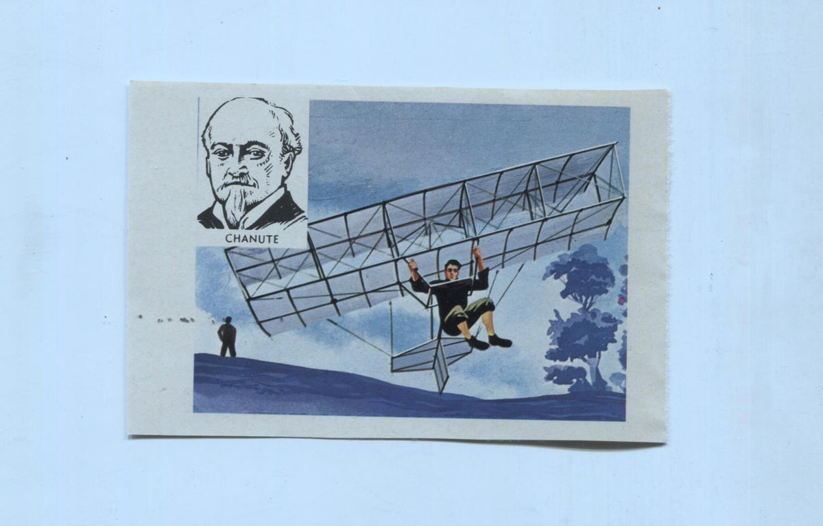 Cromo La Conquista del Cielo numero 024: Octave Chanute